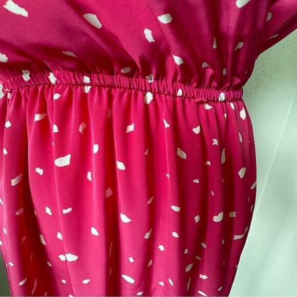 Liz Claiborne Y2K Maxi Dress Pink White Romantic SZ 4 - Picture 8 of 15